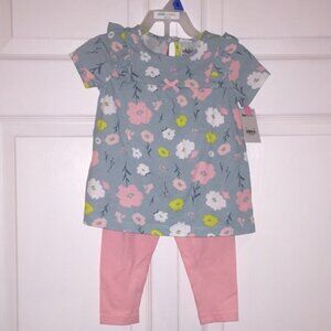 Child Of Mine by Carter’s Girls 2 Piece Matching Outfit Size 24 M New with Tags